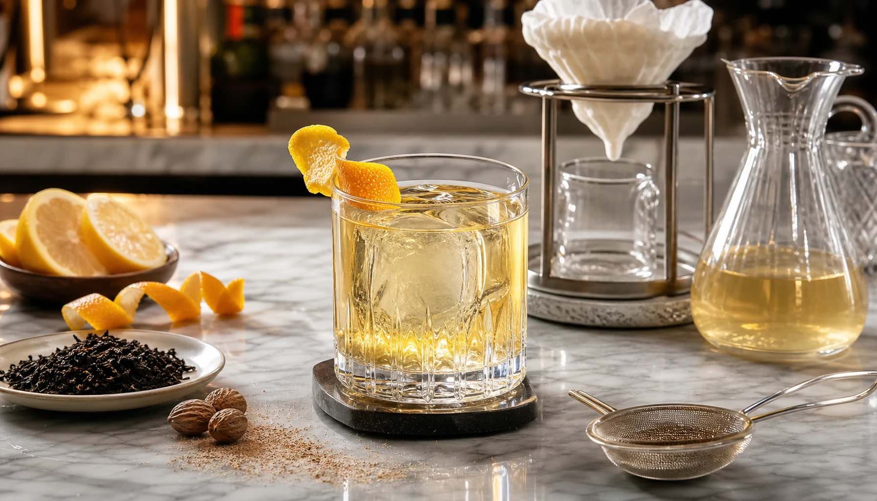 Discover how clarified cocktails and milk punch create silky texture, citrus brightness, and crystal-clear presentation.