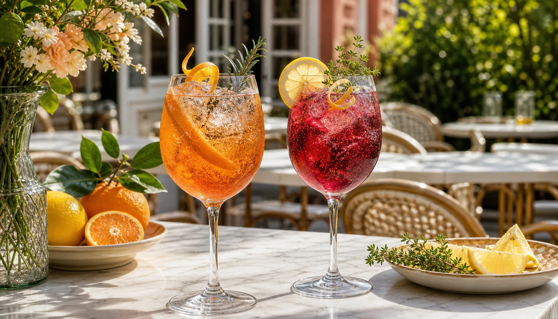 A guide to modern low-ABV spritzes that balance aperitif bitterness, citrus brightness, and sparkling lift for long, relaxed sipping.
